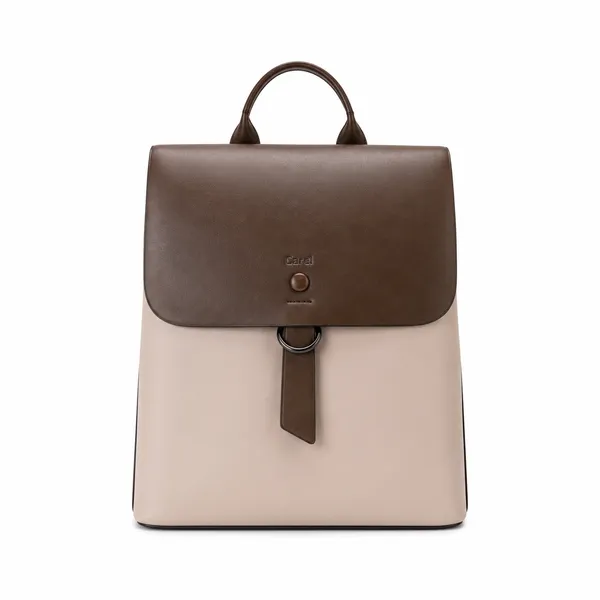 Brown_Pu_Non_Leather_Backpack_For_Women