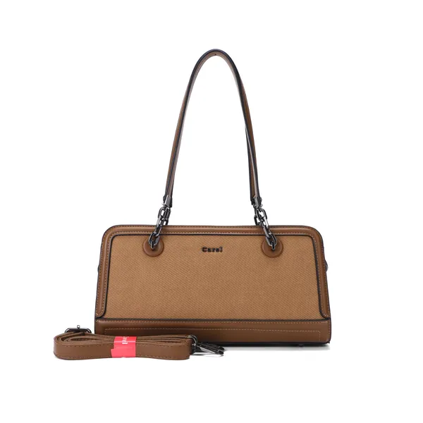 Brown_Pu_Non_Leather_Shoulder_Bag_For_Women