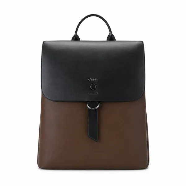 Black_Pu_Non_Leather_Backpack_For_Women