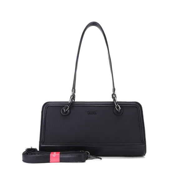 Black_Pu_Non_Leather_Tote_Handbag_For_Women