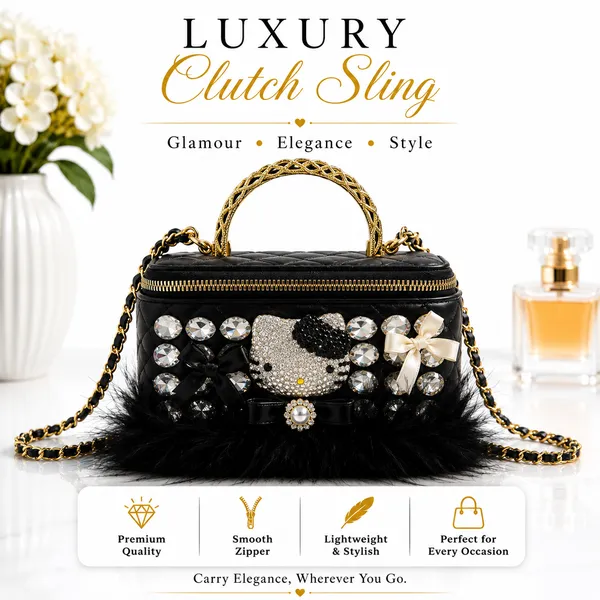 Black_Pu_Non_Leather_Clutch_Sling_Bag_For_Women