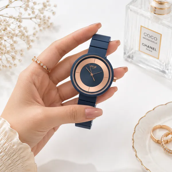 Navy_Blue_Mat_Finish_Metal_Watch_For_Women