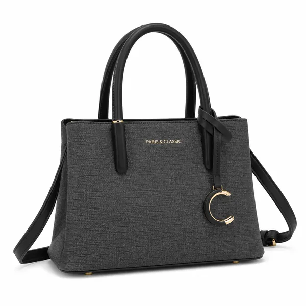 Black_Pu_Non_Leather_Tote_Handbag_For_Women