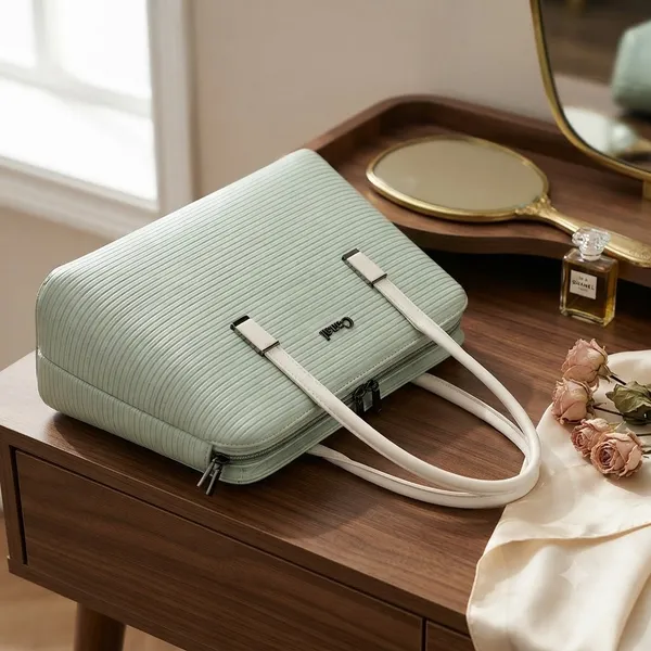 Mint_Green_Pu_Non_Leather_Handbag_For_Women