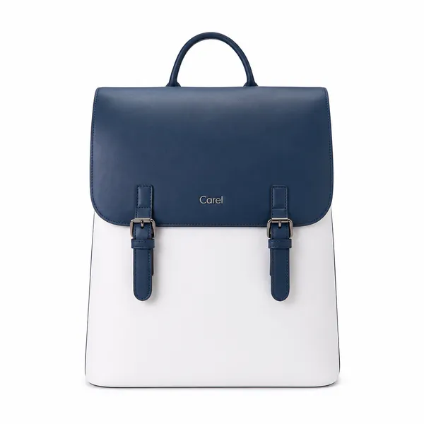White_Pu_Non_Leather_Backpack_For_Women