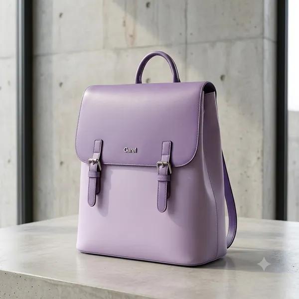 Purple_Pu_Non_Leather_Backpack_For_Women