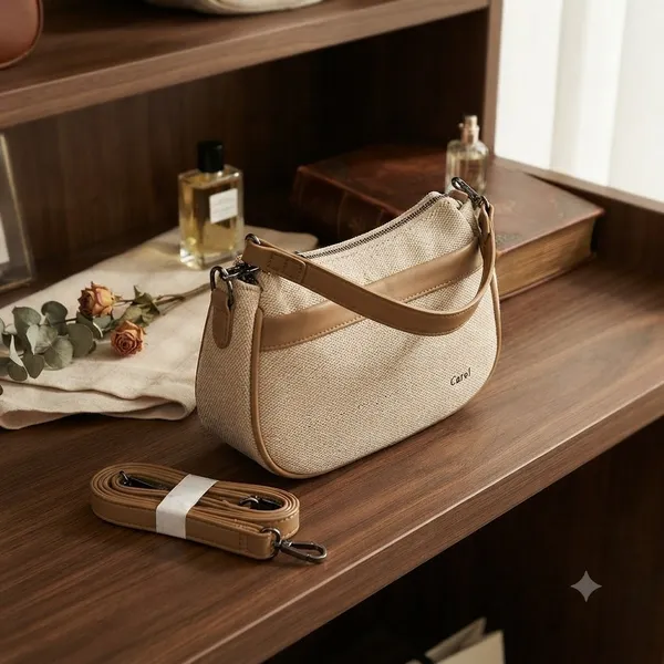 Beige_Pu_Non_Leather_Crossbody_Bag_For_Women