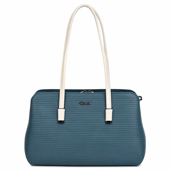 Blue_Pu_Non_Leather_Tote_Handbag_For_Women