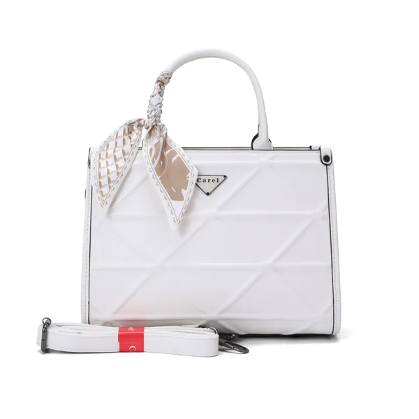White_Pu_Non_Leather_Handbag_For_Women