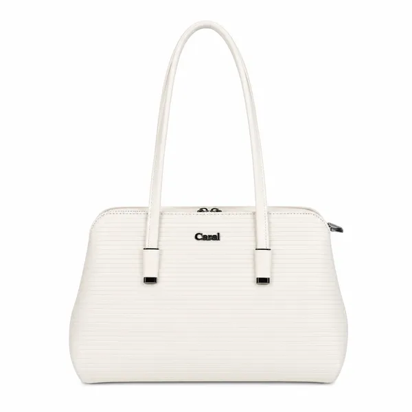 White_Pu_Non_Leather_Tote_Handbag_For_Women