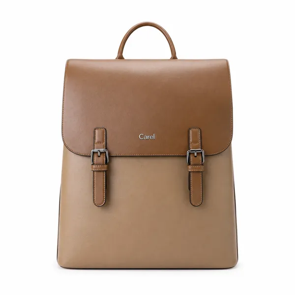 Tan_Pu_Non_Leather_Backpack_For_Women