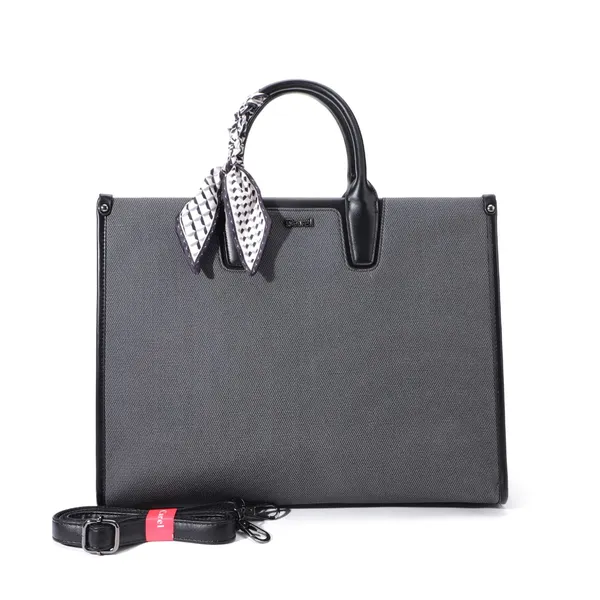 Black_Pu_Non_Leather_Tote_Handbag_For_Women