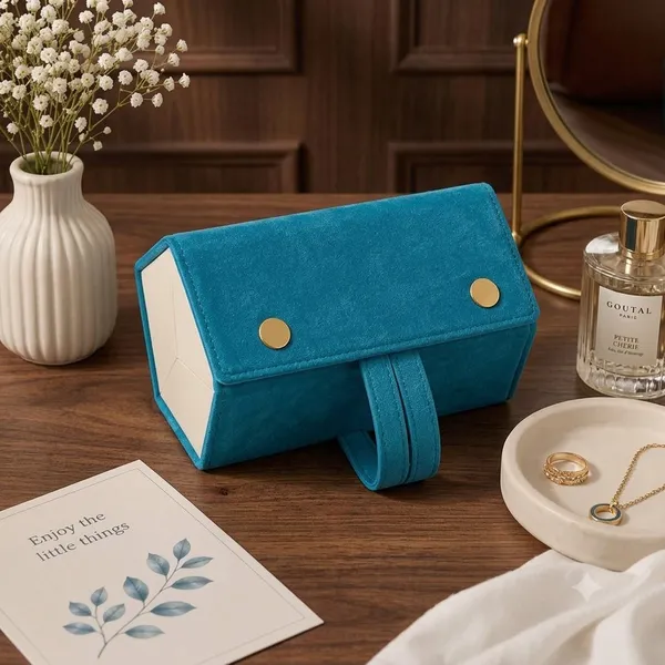 Blue_Fabric_Velvet_Mix_Jewellery_Organizer_Box_For_Women