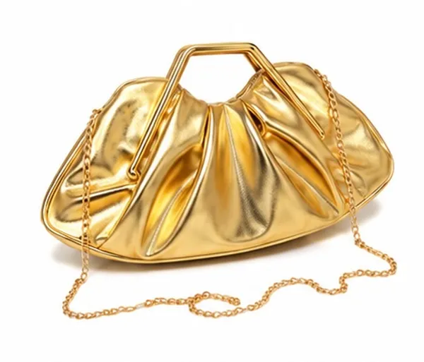 Gold_Pu_Non_Leather_Clutch_Sling_Bag_For_Women