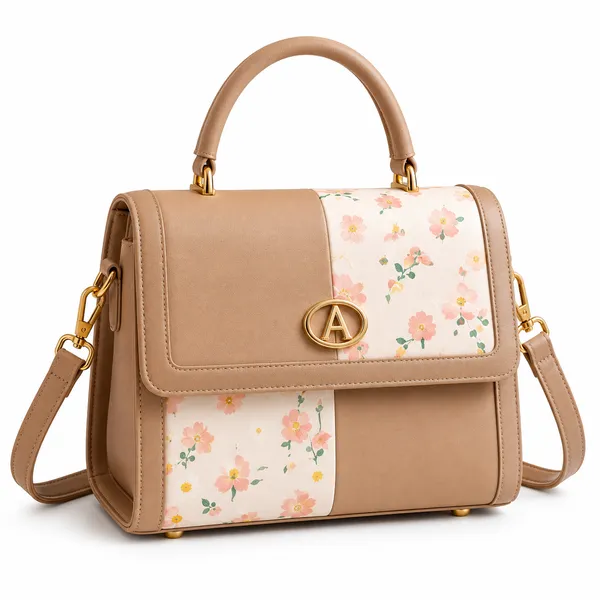 Tan_Pu_Non_Leather_Handbag_For_Women