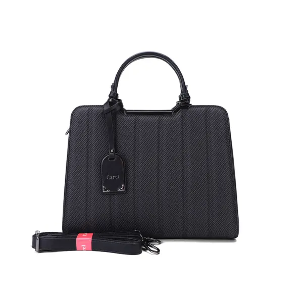 Black_Pu_Non_Leather_Briefcase_Bag_For_Women