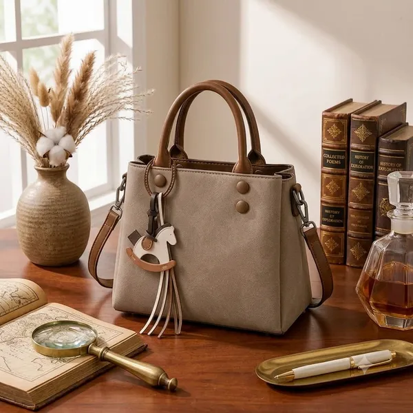 Pink_Pu_Non_Leather_Bag_For_Women
