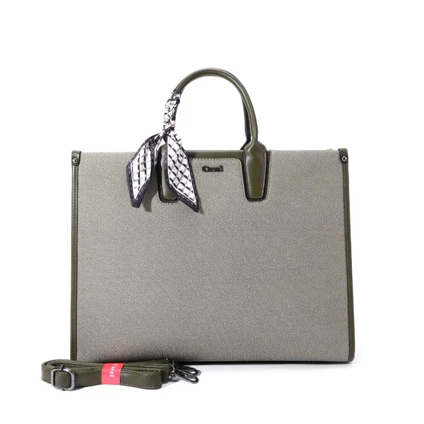 Olive_Green_Pu_Non_Leather_Tote_Handbag_For_Women