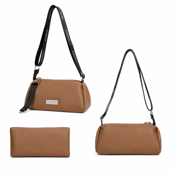 Brown_Pu_Non_Leather_Shoulder_Bag_For_Women