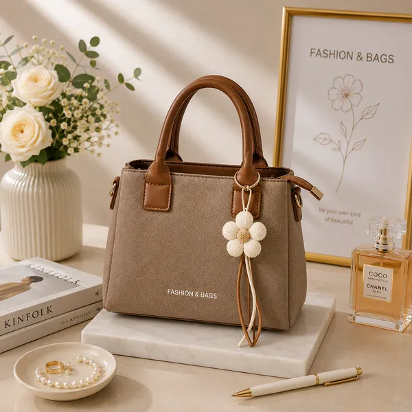 Taupe_Pu_Non_Leather_Tote_Handbag_For_Women
