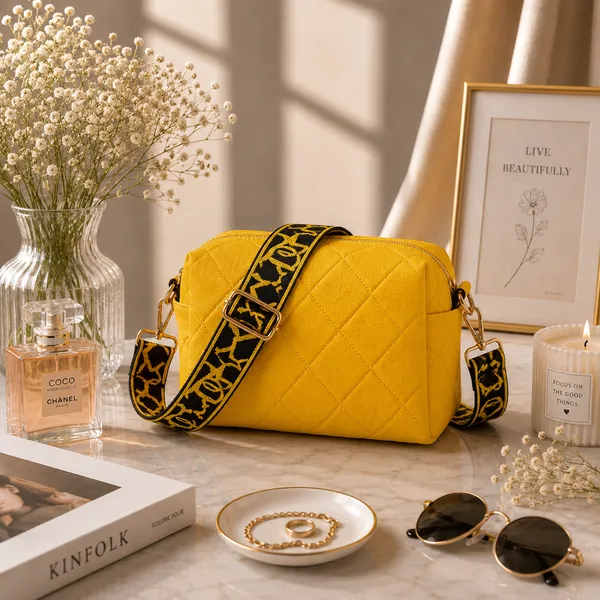 Yellow_Mati_Fabric_Crossbody_Handbag_For_Women