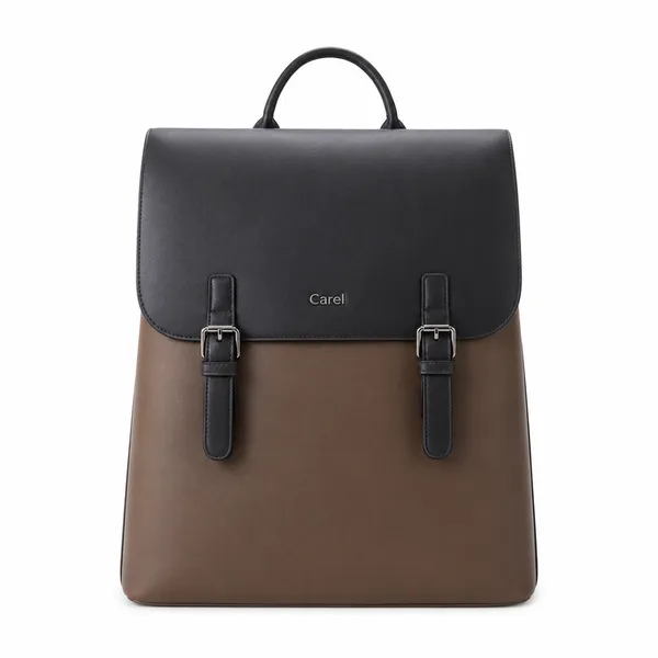 Black_Pu_Non_Leather_Backpack_For_Women