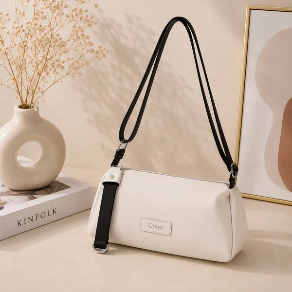 Black_Pu_Non_Leather_Shoulder_Bag_For_Women