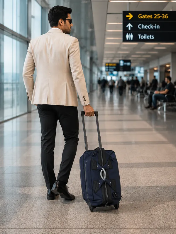 Black_Nylon_Double_Decor_Duffle_Trolley_Bag