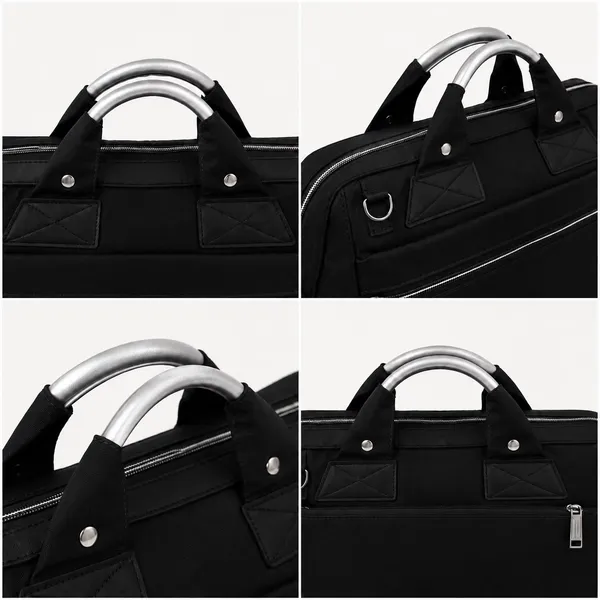 Black_Nylon_Double_Decor_Duffle_Trolley_Bag