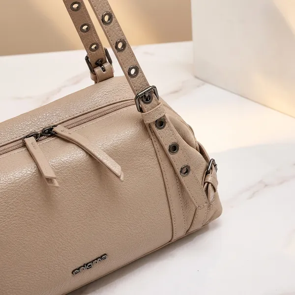 Beige_Pu_Leather_Handbag_For_Women