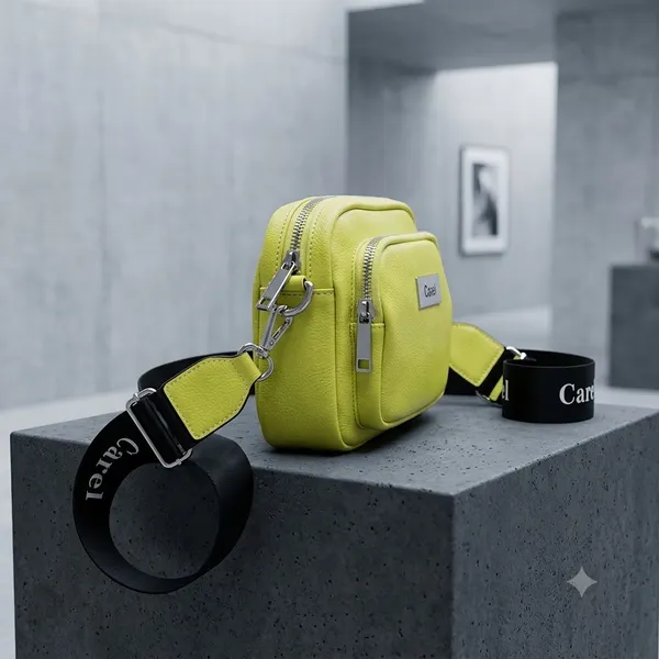 Yellow_Pu_Non_Leather_Sling_Bag_For_Women