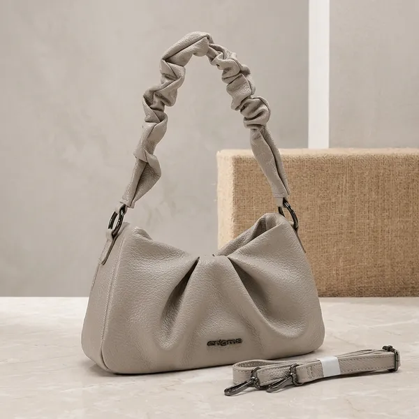 Beige_Pu_Leather_Handbag_For_Women