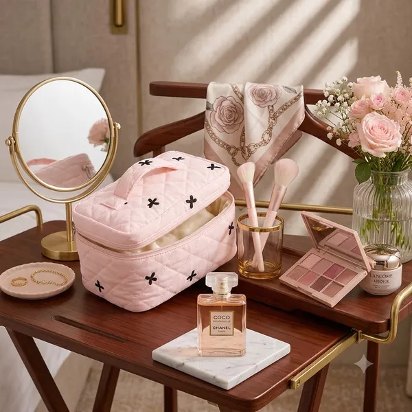 Pink_Fabric_Makeup_Organizer_Pouch_For_Women