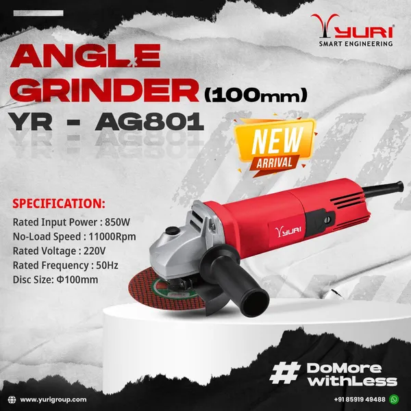 YURI_850W_YR_AG-801_100MM_RED_AND_BLACK_ANGLE_GRINDER