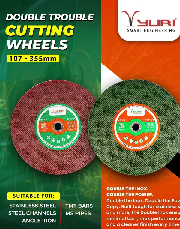 YURI_14_INCH_DOUBLE_TROUBLE_CUTTING_WHEELS__FOR_CHOPSAW_STAINLESS_STEEL_(PACK_OF_5)