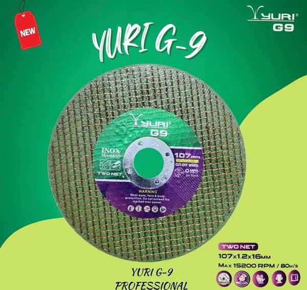 YURI_G-9__4_INCH_PROFESSIONAL_CUT-OFF_WHEEL_(PACK_OF_100)