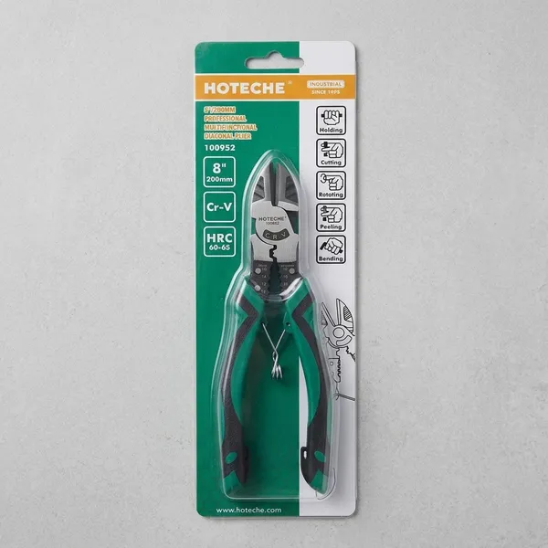 HOTECHE_8_INCH_PROFESSIONAL_MULTIFUNCTIONAL_DIAGONAL_PLIER