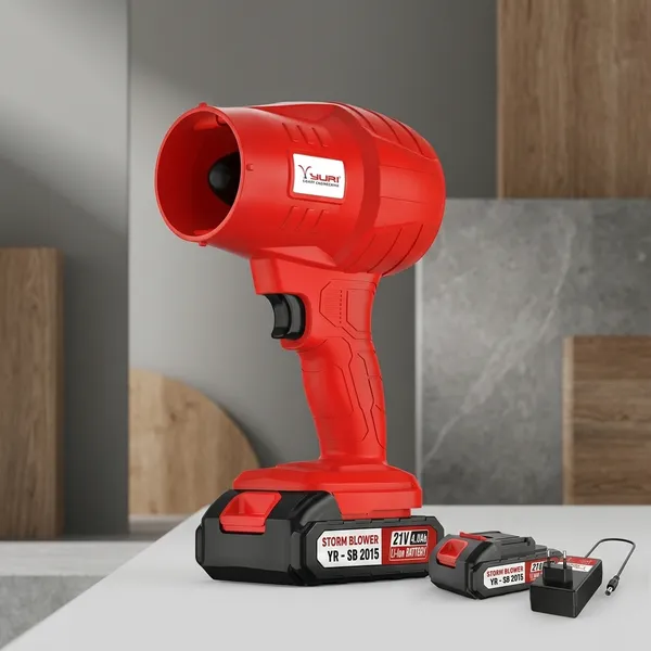 YURI_21V_YR-SB2015_CORDLESS_STORM_BLOWER_WITH_2_BATTERIES_AND_CHARGER