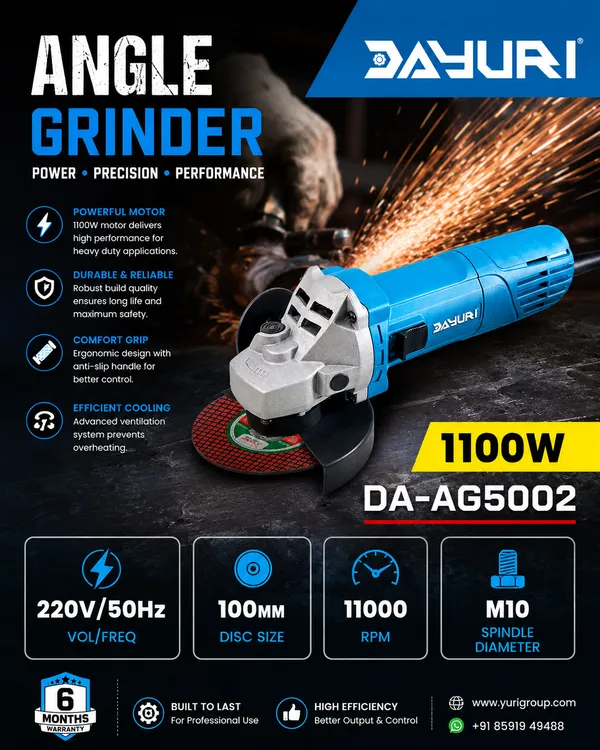 DAYURI_1100W_100MM_ANGLE_GRINDER_DA-AG5002