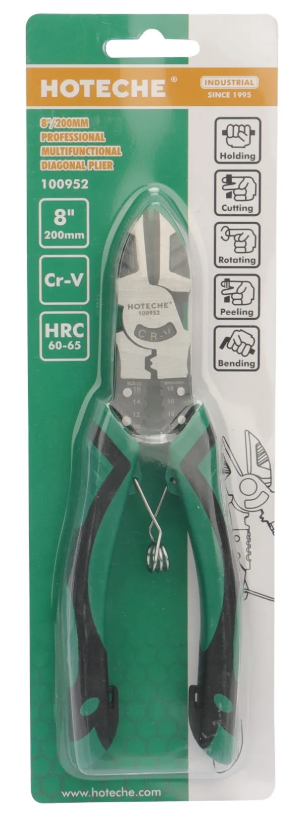 HOTECHE_8_INCH_PROFESSIONAL_MULTIFUNCTIONAL_DIAGONAL_PLIER