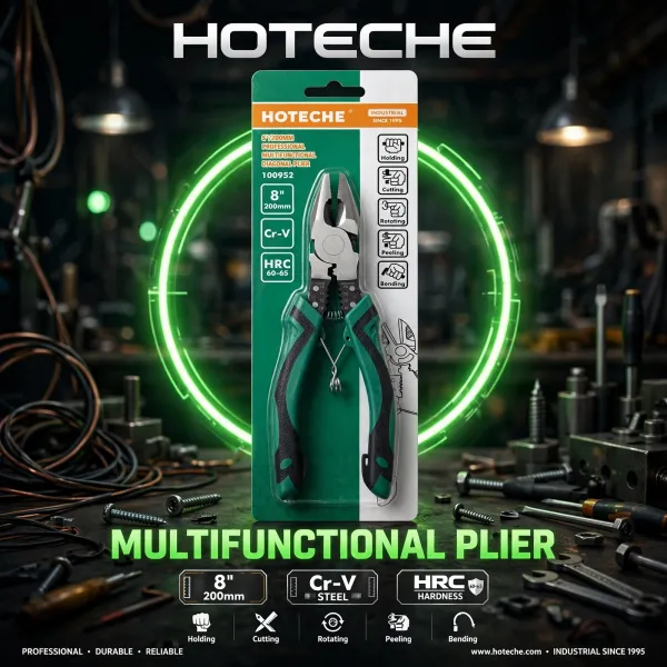HOTECHE_8_INCH_PROFESSIONAL_MULTIFUNCTIONAL_DIAGONAL_PLIER