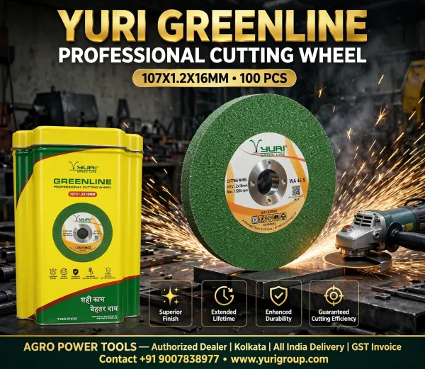 YURI_GREENLINE_PROFESSIONAL_METAL_CUTTING_WHEEL_107X1.2X16MM_(PACK_OF100_PCS)