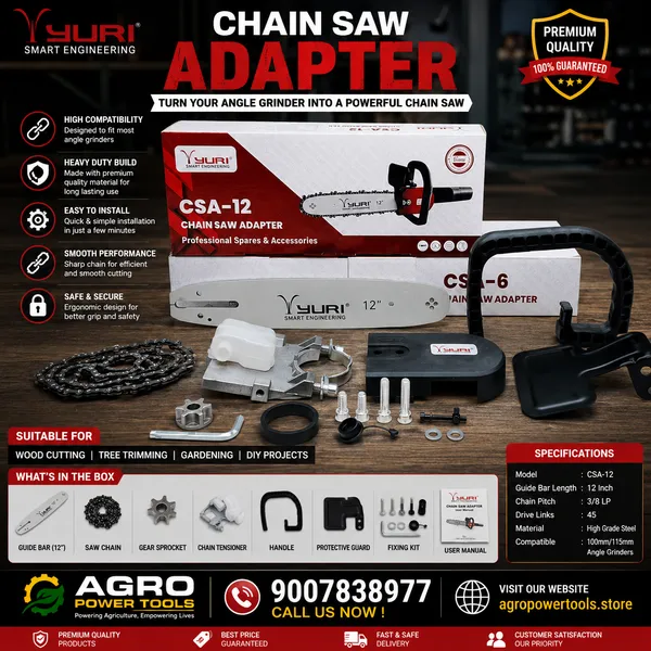 YURI_CSA-12_12_INCH_CHAIN_SAW_ADAPTER_KIT
