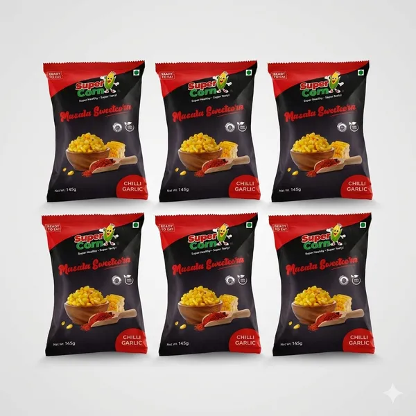 Masala_Supercorn_145_G_Chilli_Garlic_Pack_Of_6