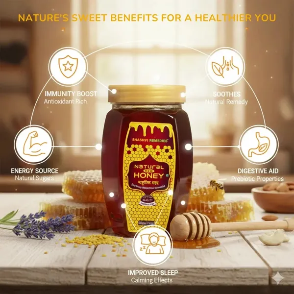 Shashvi_Natural_Raw_Honey_Pure_Forest_Honey_500G