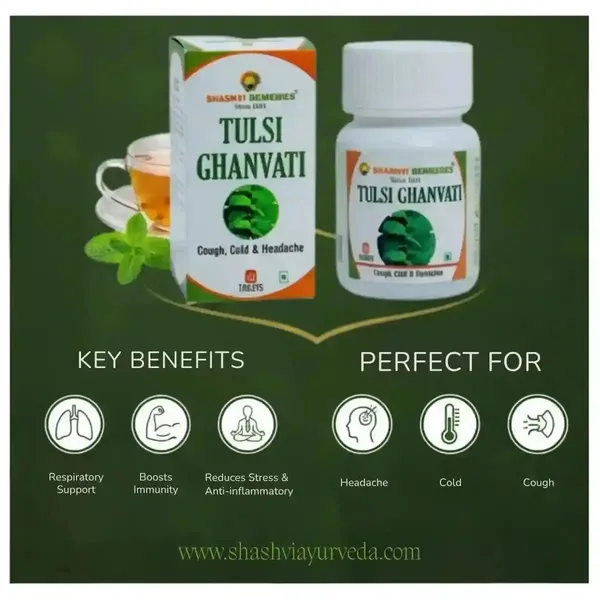 Tulsi_Ghanvati_250Mg_Immunity_Booster_Vegan_Tablets_60_Tablets