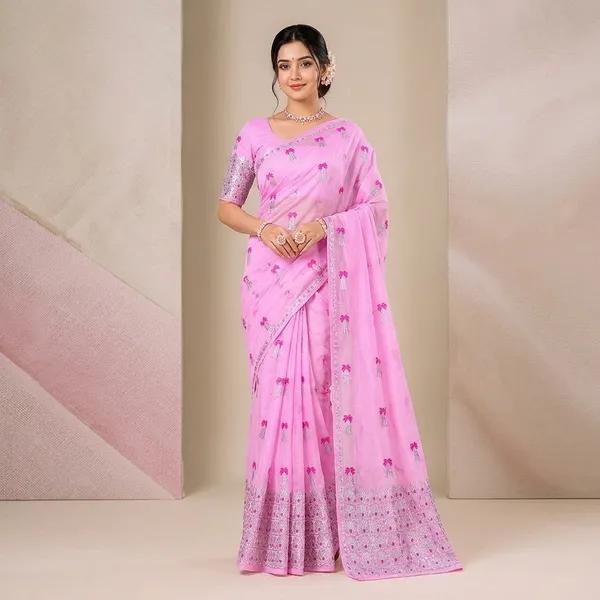 Pink_Cotton_Embroidered_Net_Work_Mekhela_Sador_For_Women