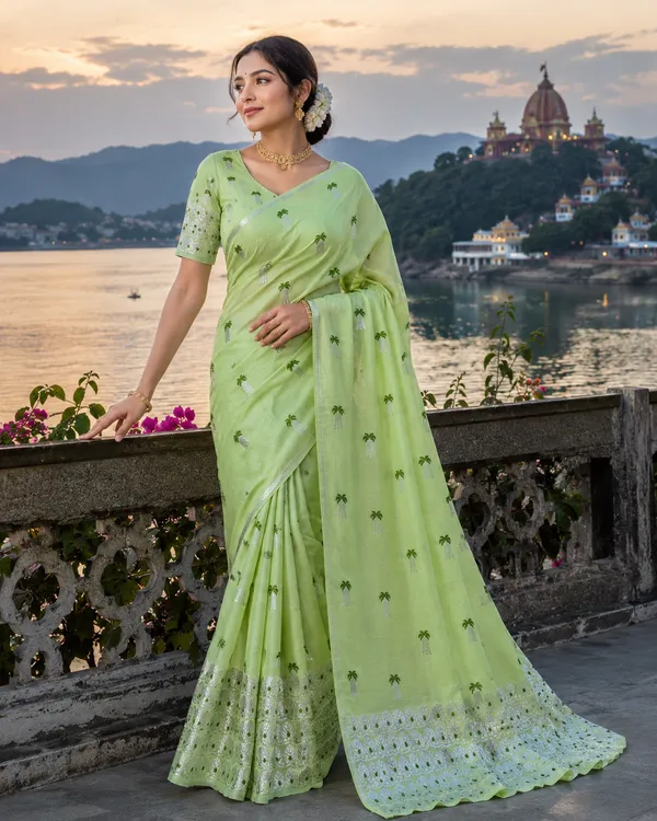 Mint_Green_Cotton_Kopou_Phul_Sequin_Embroidered_Mekhela_Sador_For_Women