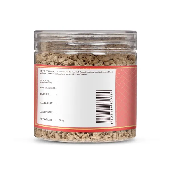 Foodsanic_Madrasi_Saunf_200G_|_Sweet_Fennel_Mix_With_Sugar_&_Mint_|_Refreshing_After-Meal_Mouth_Freshener_With_Natural_Flavours_-_Pack_Of_2