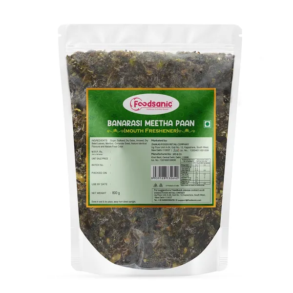 Foodsanic_Banarasi_Meetha_Paan_800G_|_Classic_Sweet_Paan_Mix_With_Gulkand,_Dry_Dates_&_Betel_Leaf_|_Flavorful_After-Meal_Mouth_Freshener